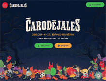 Tablet Screenshot of carodejales.cz